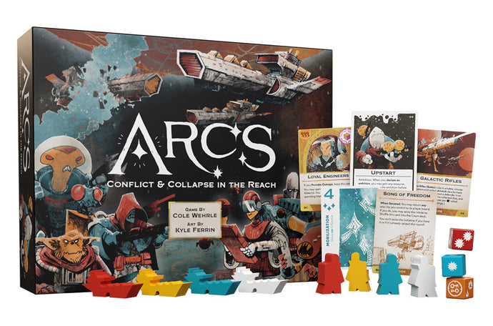 革新的SF戦略ボードゲーム『アークス』（Arcs）の日本語版クラウドファンディングキャンペーンを開始
