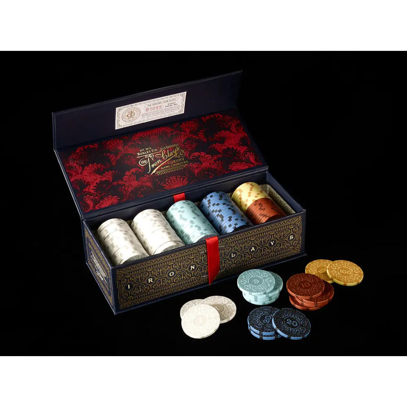 Load image into Gallery viewer, Iron Clays Poker Chip Style Coin Set - 100 Pieces

