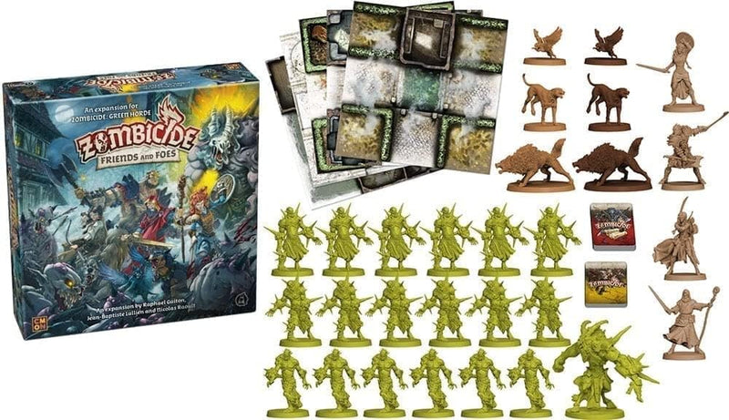 Load image into Gallery viewer, Zombicide Green Horde: Friends and Foes 内容物
