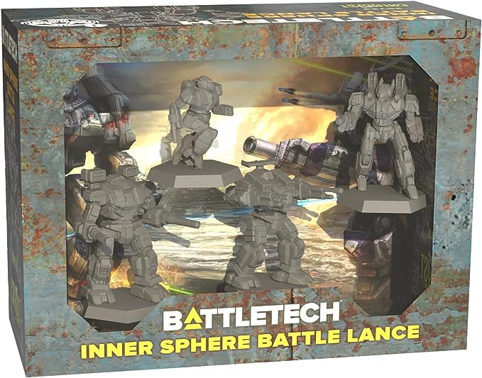 Load image into Gallery viewer, BattleTech: Inner Sphere Battle Lance boxCG
