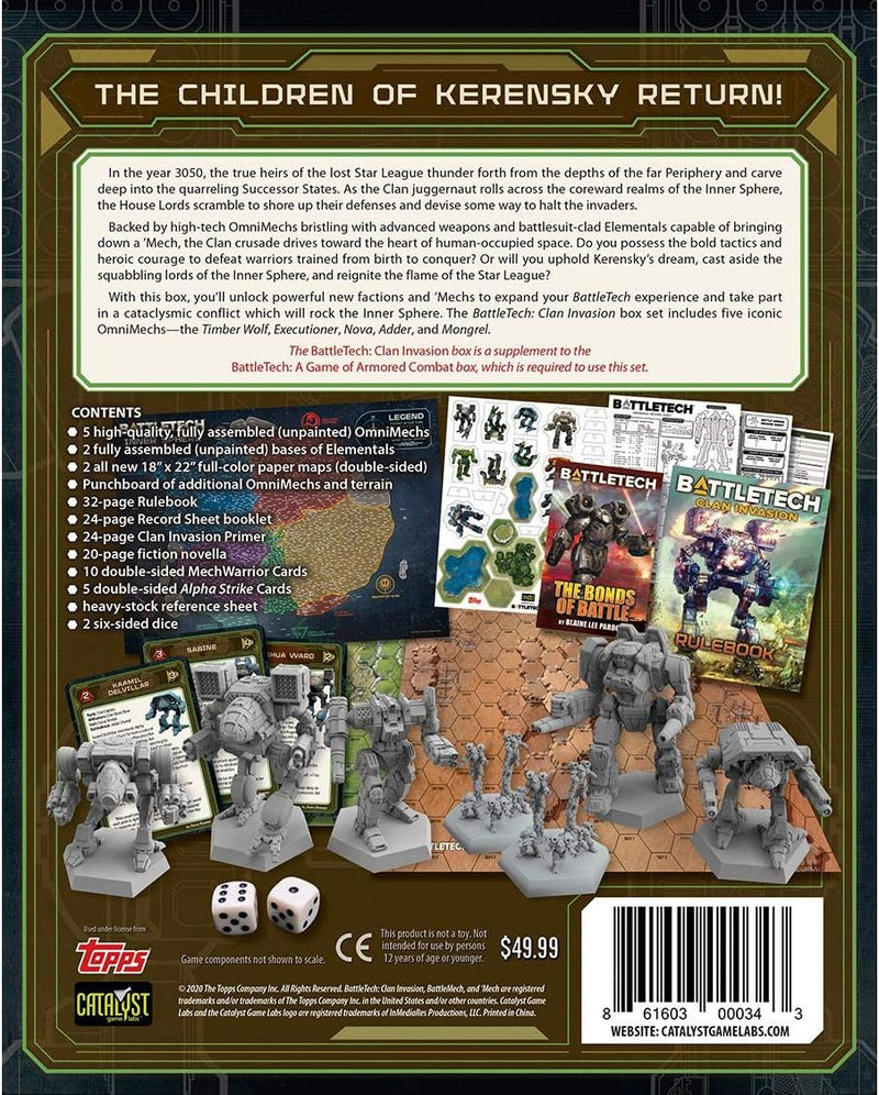 Load image into Gallery viewer, Battletech Clan Invasion Box [English version]
