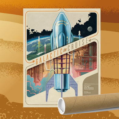 【予約商品】『ギャラクティック・クルーズ』アドオン：アートプリント：基本ゲーム【英語版・他商品同梱不可】