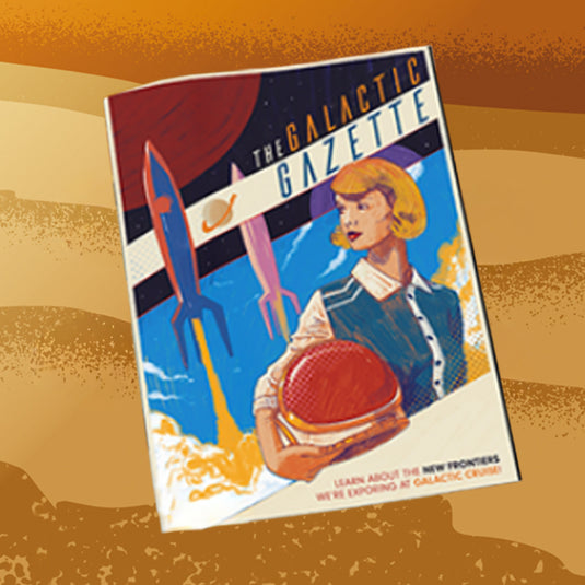 【予約商品】『ギャラクティック・クルーズ』アドオン：Galactic Gazette アートブック【英語版・他商品同梱不可】