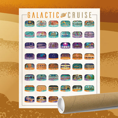 【予約商品】『ギャラクティック・クルーズ』アドオン：アートプリント：施設【英語版・他商品同梱不可】