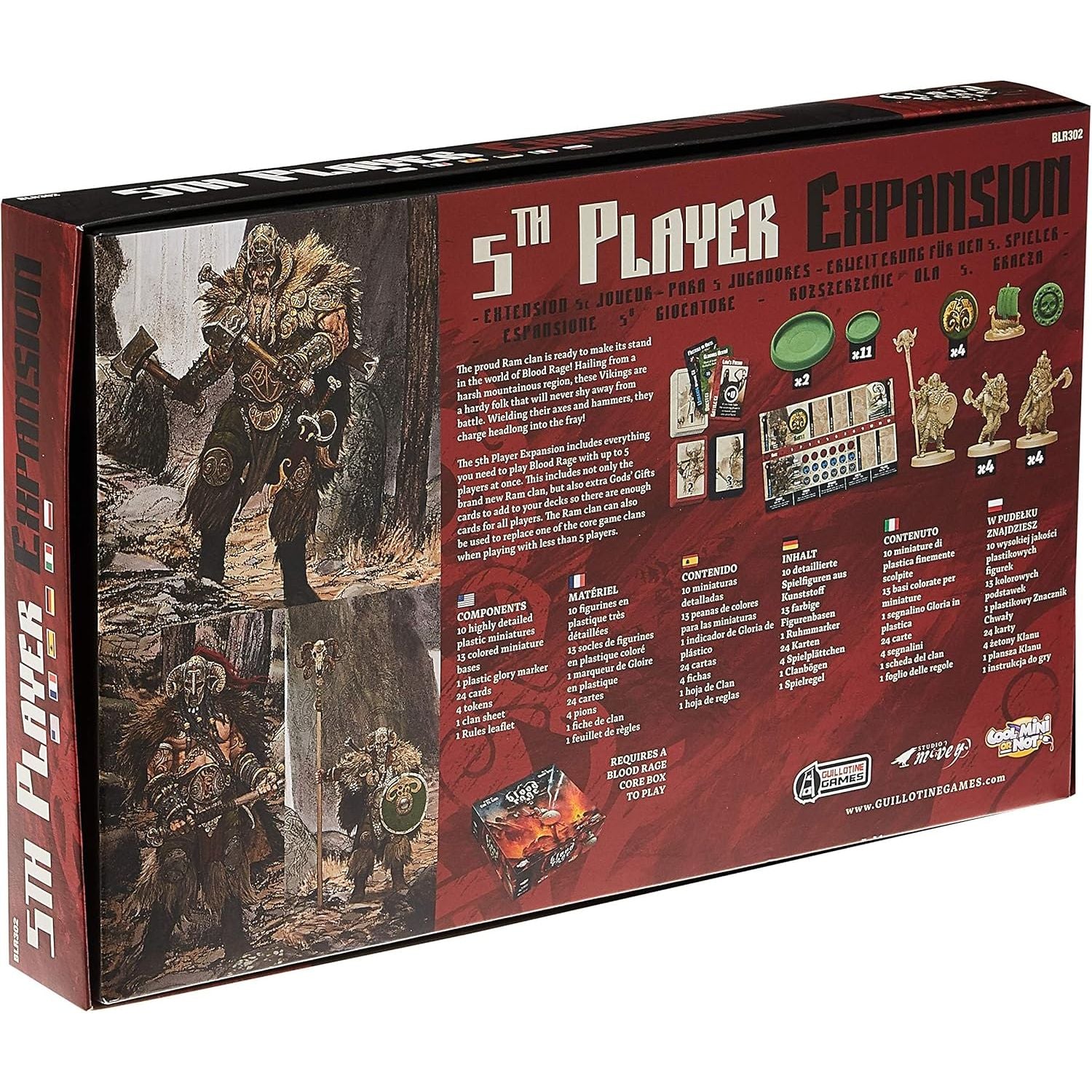 Blood Rage Expansion Blood Rage: 5th Player Expansion【英語版】(日本語ルール公開中) – CMONJAPAN