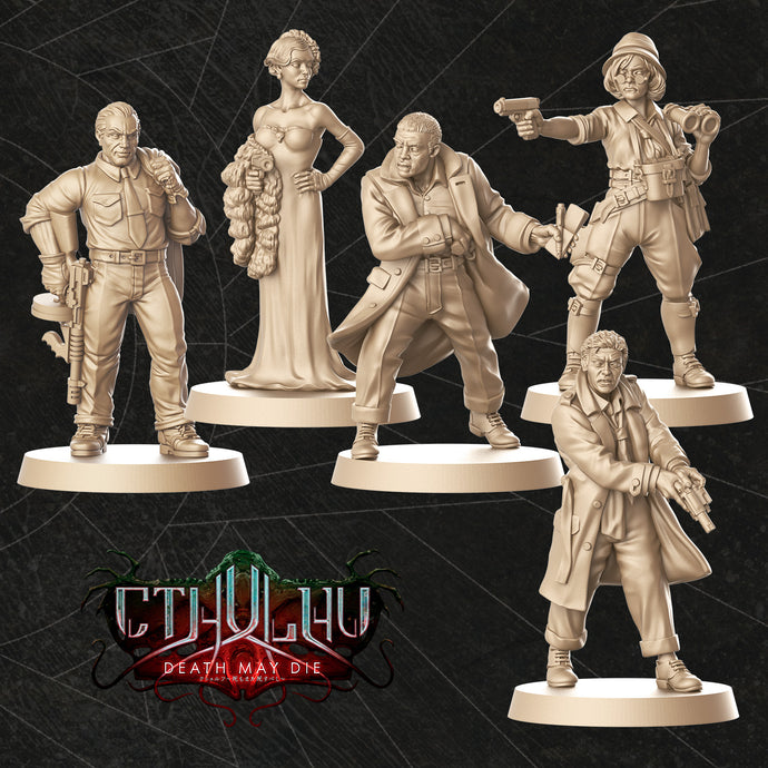 【予約商品】『クトゥルフ～死もまた死すべし～』専用探索者：『クトゥルフ:ダーク・プロヴィデンス』メインエージェント5名セット【他商品同梱不可】