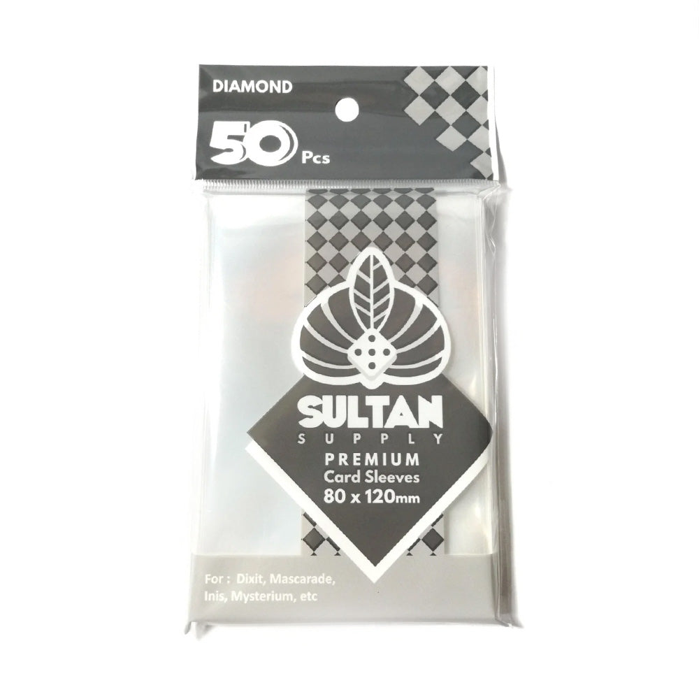 スルタン スリーブ【ダイアモンド】 (80x120mm用)［ハード］50枚