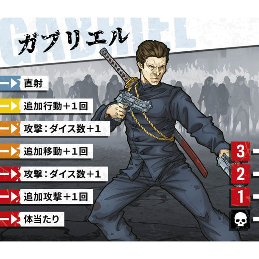 【ゾンビサイド2.0生存者拡張セット】 ガブリエル　★キャンペーン限定商品