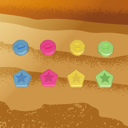 【予約商品】『ギャラクティック・クルーズ』アドオン：メタル製 勝利点＆評判トラッカー【他商品同梱不可】