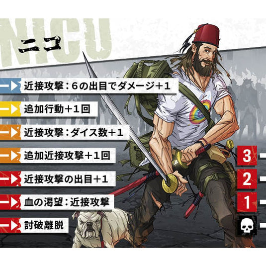 Zombicide 2.0 Survivor Expansion Set: Gabriel [Japanese/English Version] ★ Campaign Limited Edition