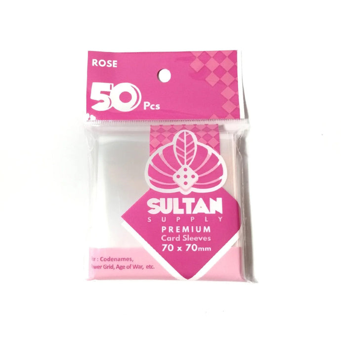 Sultan Sleeves [Rose] (for 70x70mm) 50 sheets