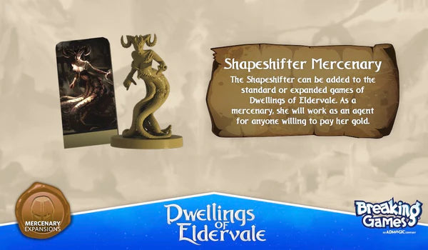 ギャラリービューアに画像をロードする, Dwellings of Eldervale Shapeshifter Mercenary Mini Expansion【英語版】
