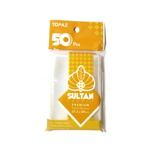 Sultan Sleeves [Topaz] (for 57.5x89mm) 50 sheets