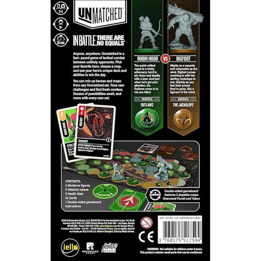 Unmatched: Robin Hood vs Bigfoot