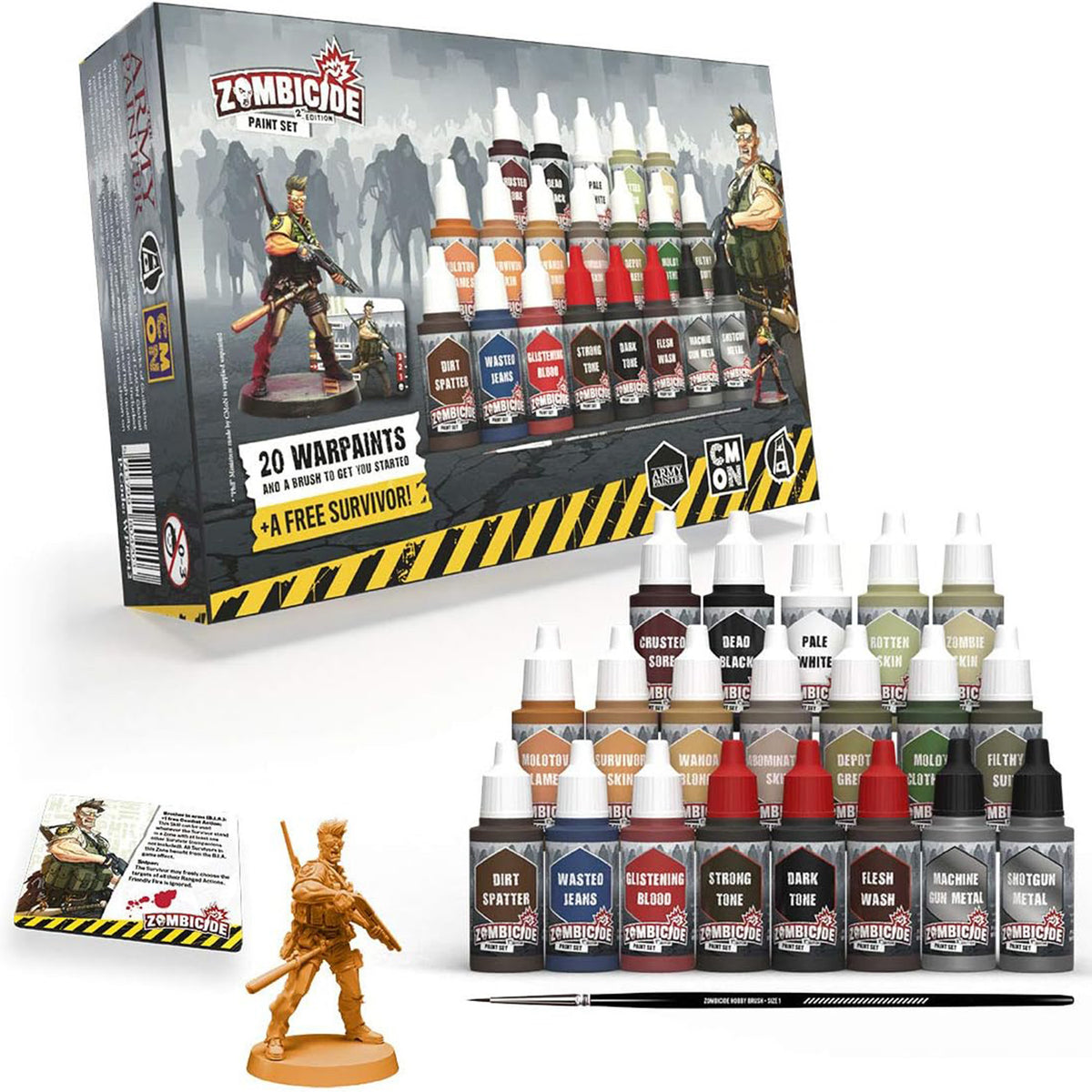 Zombicide 2nd Edition Paint Set