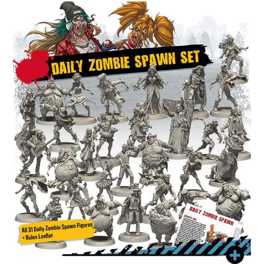 Zombicide 2nd Edition: Daily Zombie Spawn Set [English Version] ★ Campaign Limited Item