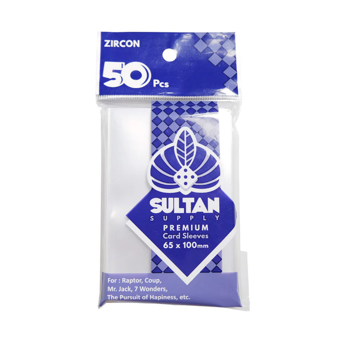 Sultan Sleeves [Zircon] (for 65x100mm) [Hard] 50 sheets