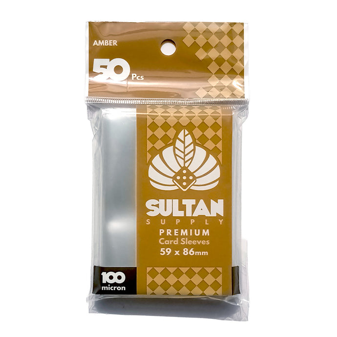 Sultan Sleeves [Amber] (for 59x86mm) [Hard] 50 sheets