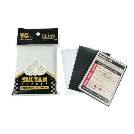 Sultan Matte Deck Protector (63.5x88mm) 50 sheets [11 colors available]