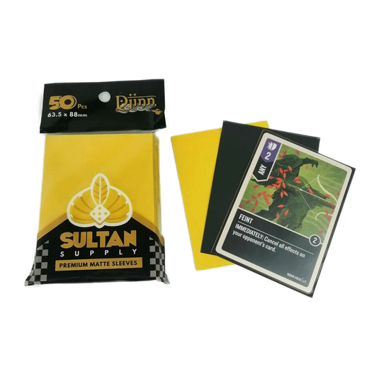sultan card sleeves Sultan Matte Deck Protector (63.5x88mm) 50 sheets [11 colors available – CMONJAPAN