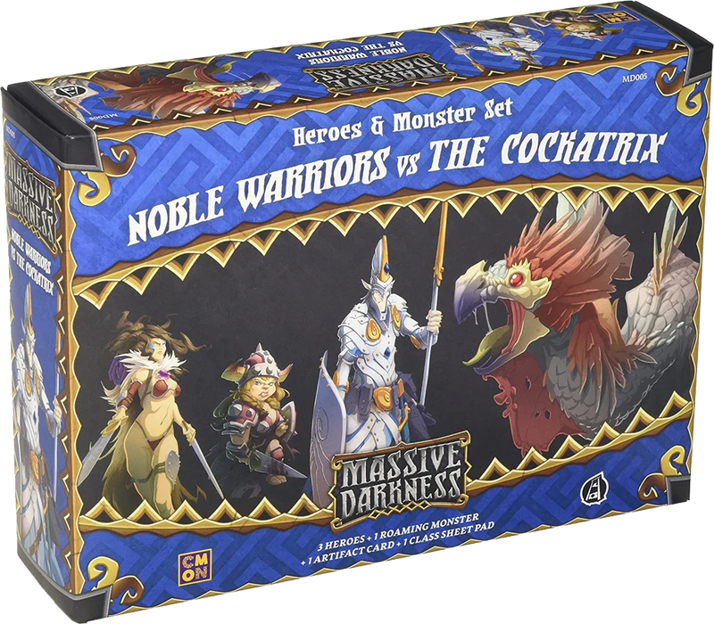 Load image into Gallery viewer, Massive Darkness: Noble Warriors vs The Cockatrix [English version]

