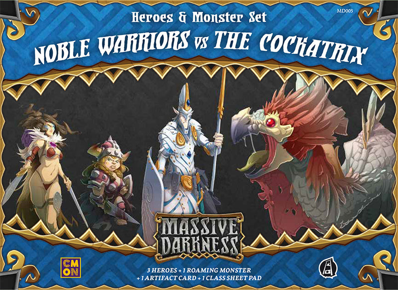 ギャラリービューアに画像をロードする, Massive Darkness: Noble Warriors vs The Cockatrix【英語版】
